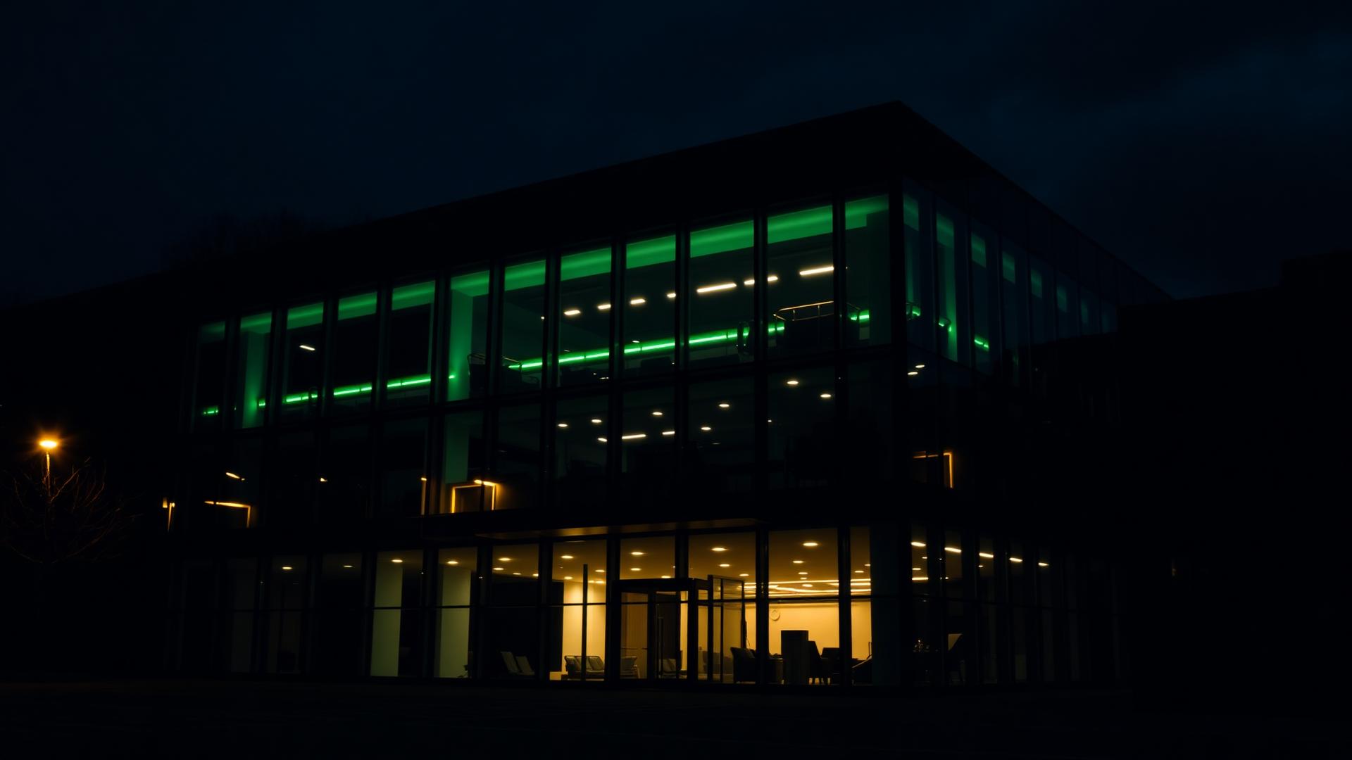 Modern UK commercial office building maintained under a facilities management contract